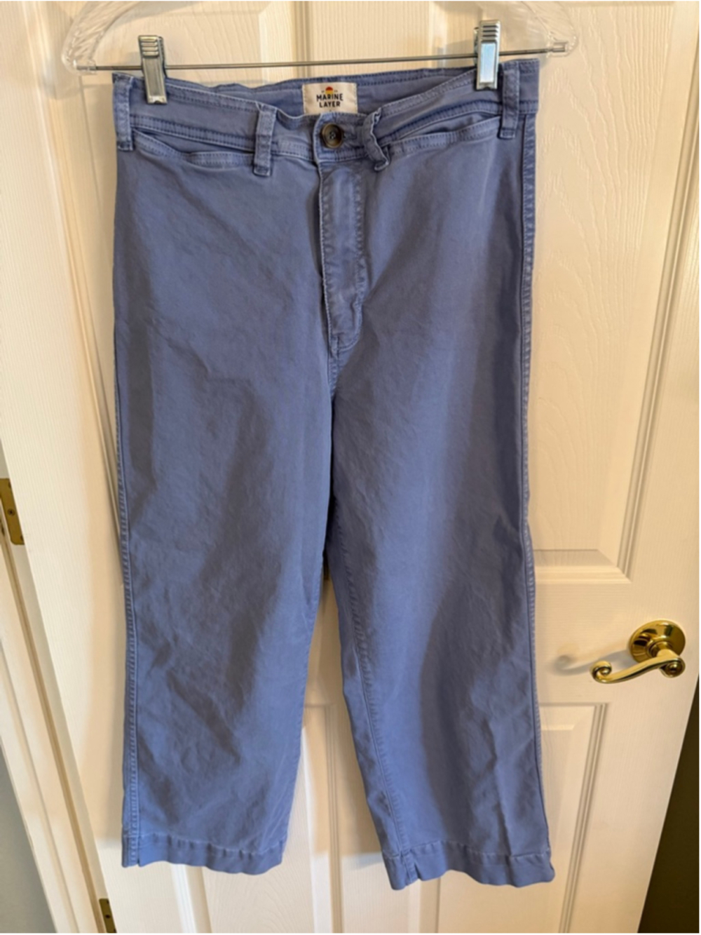Marine Layer Bridget Wide Leg Crop Pants size 6